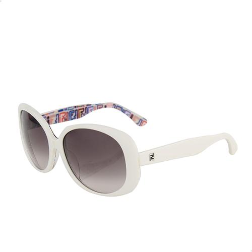 Fendi Round Scribble Sunglasses