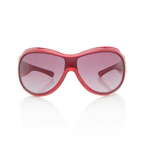 Gucci Flora Shield Sunglasses
