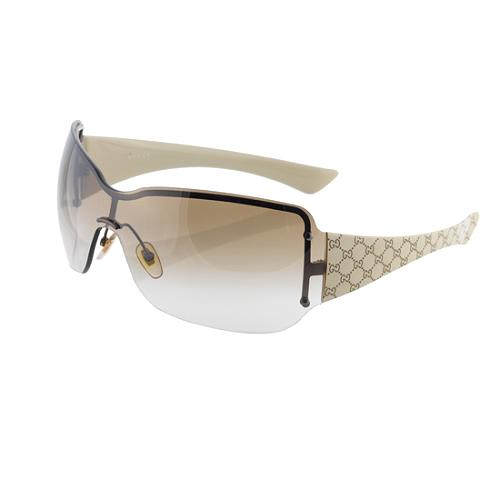 Gucci GG Rimless Shield Sunglasses