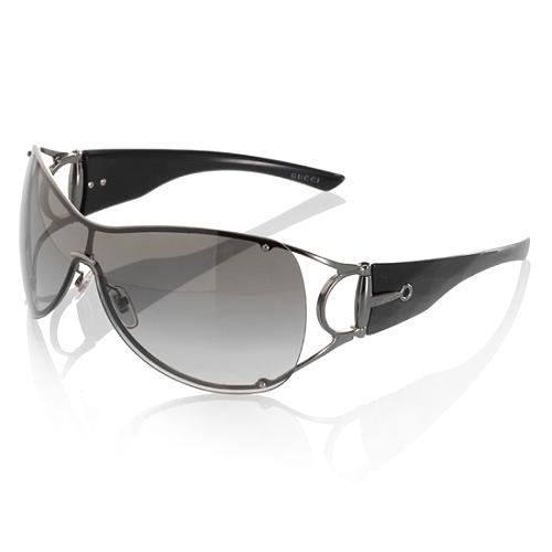 Gucci Horsebit Sheild Sunglasses