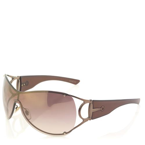 Gucci Horsebit Shield Sunglasses