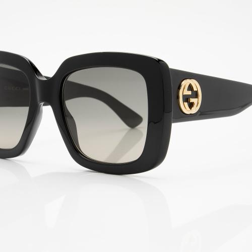 Gucci Interlocking GG Oversized Square Sunglasses