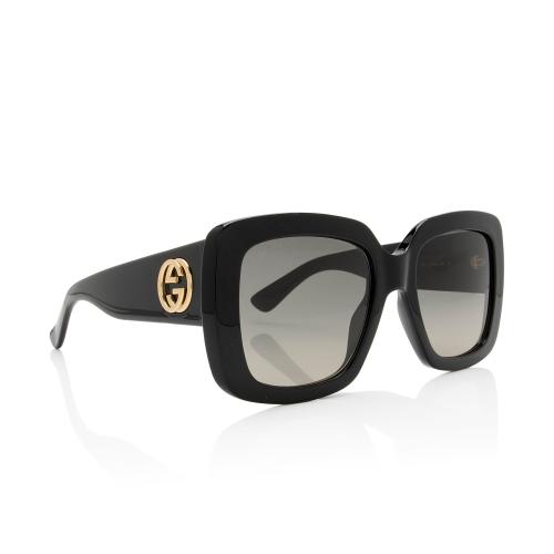 Gucci Interlocking GG Oversized Square Sunglasses