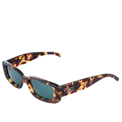 Gucci Logo Arm Square Sunglasses