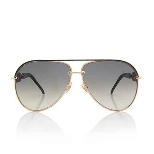 Gucci Marina Chain Aviator Sunglasses 