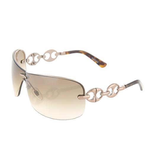 Gucci Marina Chain Shield Sunglasses