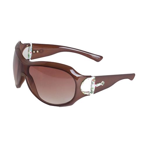 Gucci Oversized Horsebit Flora Sunglasses