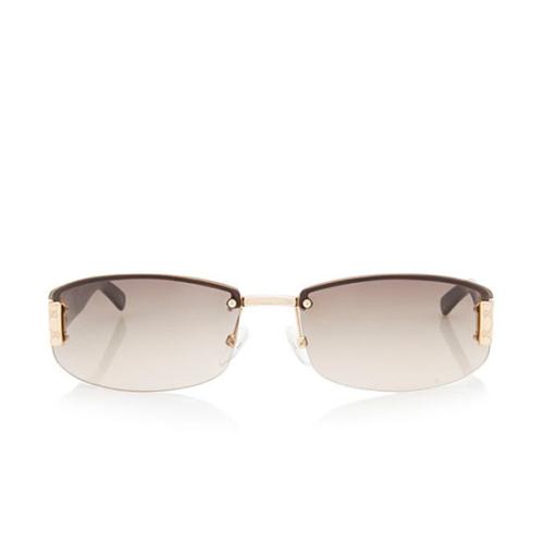 Gucci Rectangle Rimless Sunglasses