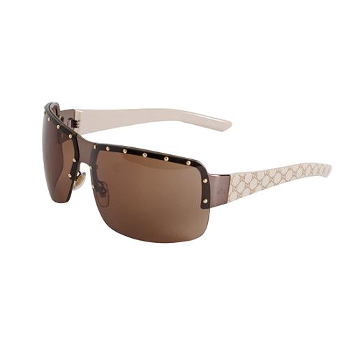 Gucci Studded Rectangle Sunglasses