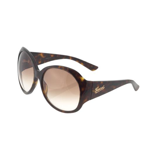 Gucci Tortoise Shell Oversized Sunglasses