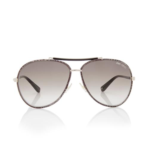 Jimmy Choo Francoise Aviator Sunglasses 