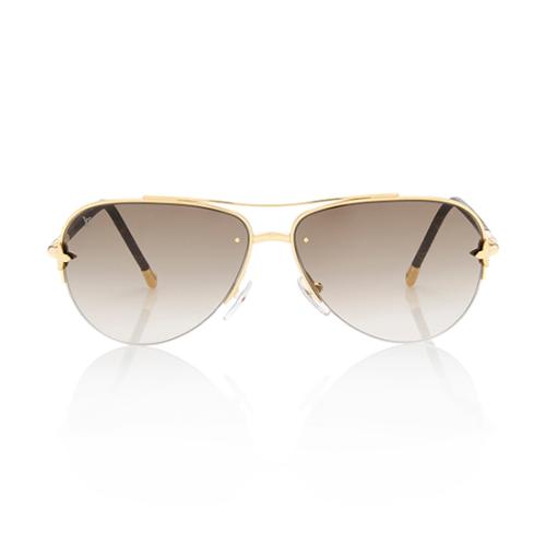 Louis Vuitton Monogram Petite Viola Pilote Sunglasses 