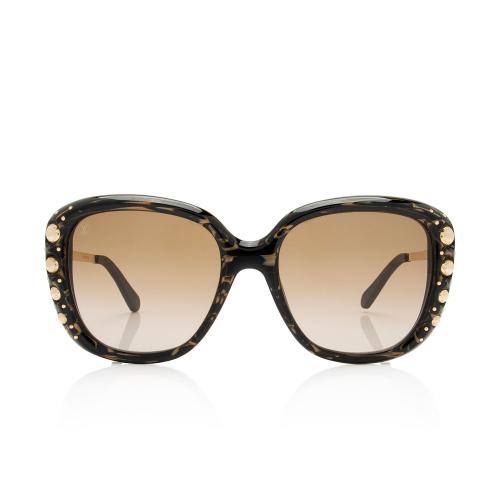 Louis Vuitton Oversized Studded Sunglasses