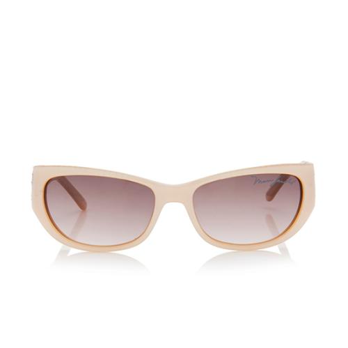 Marc Jacobs Crystal Stude Floral Sunglasses 