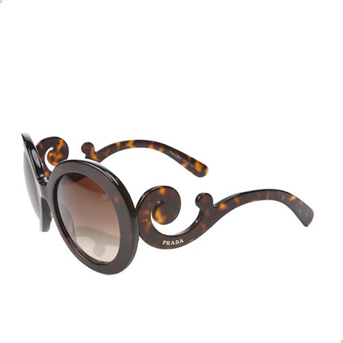 Prada Baroque Round Sunglasses