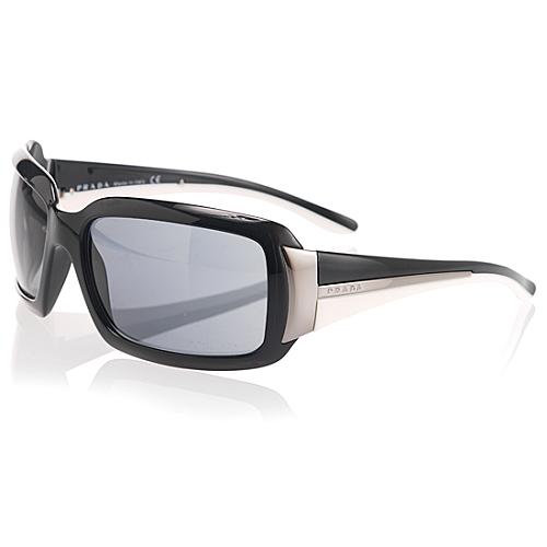 Prada Black & White Unisex Sunglasses