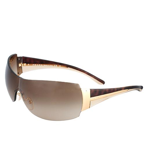 Adolescent assistance Insanity Prada Rimless Shield Sunglasses | [Brand: id=3, name=Prada] Sunglasses |  Bag Borrow or Steal