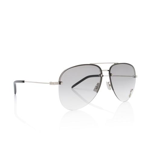 Saint Laurent Classic 11 Monochromatic Aviator Sunglasses