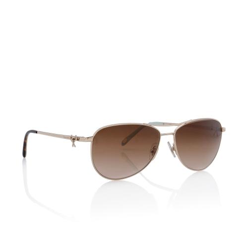 Tiffany & Co. Bow Aviator Sunglasses