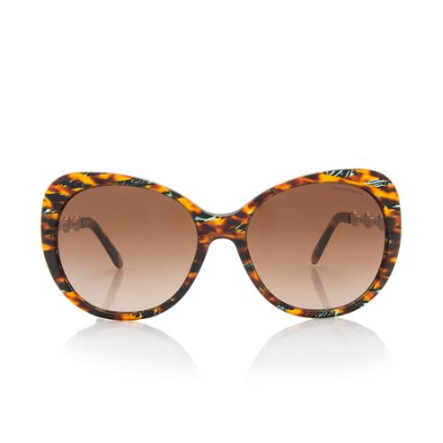 Tiffany & Co. Crystal Cat Eye Sunglasses