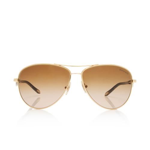 Tiffany & Co. Lock Aviator Sunglasses