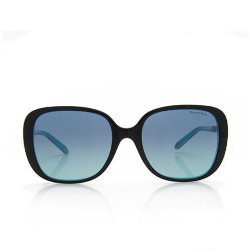 Tiffany & Co. Pave Crystal Square Sunglasses