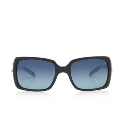 Tiffany & Co. Polarized Crystal Rectangle Sunglasses