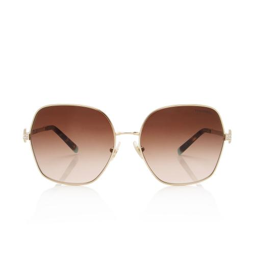 Tiffany & Co. Square Crystal Tiffany T Sunglasses