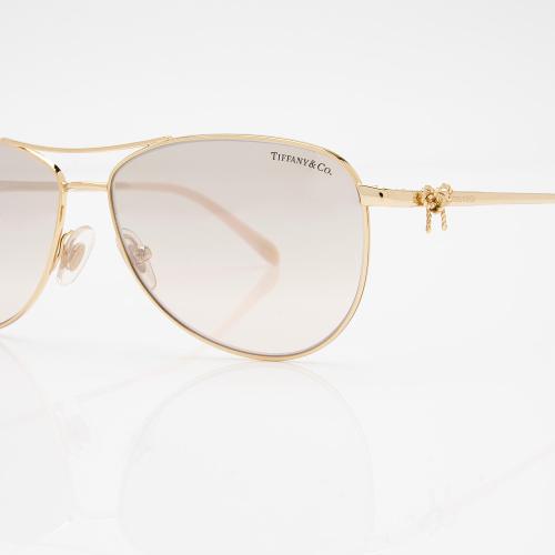 Tiffany & Co.Twist Bow Aviator Sunglasses