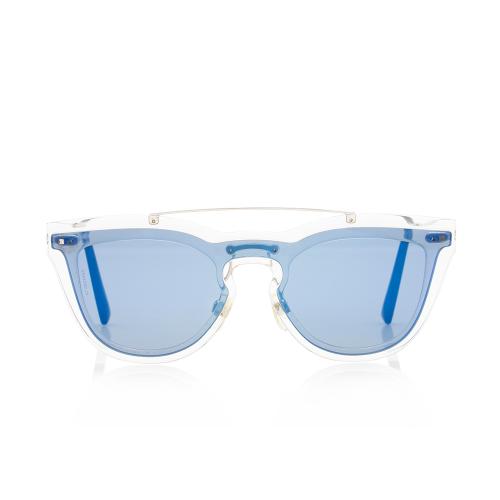 Valentino Aviator Blue Lens Sunglasses