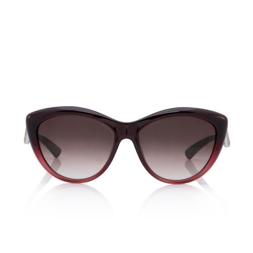 Valentino Crystal Cat Eye Sunglasses