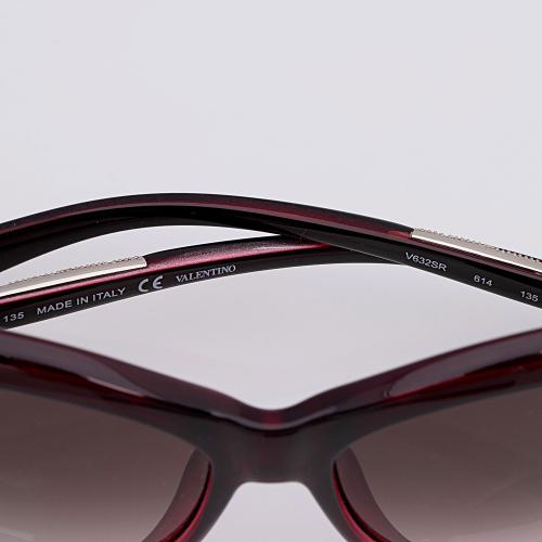 Valentino Crystal Cat Eye Sunglasses