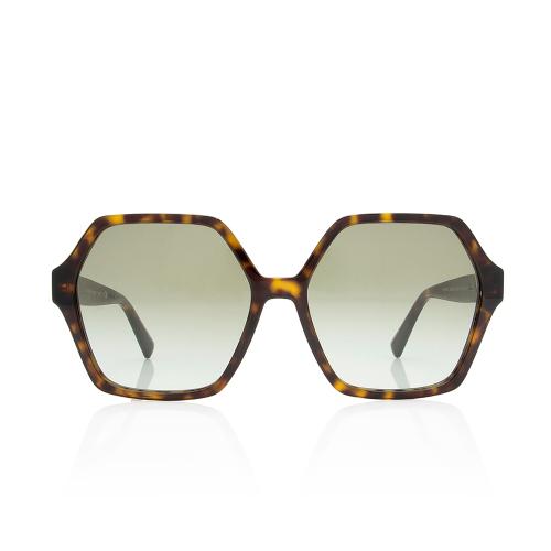 Valentino Hexagon Sunglasses