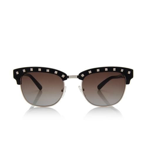 Valentino Rockstud Brow Bar Sunglasses