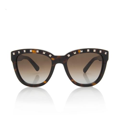 Valentino Square Rockstud Sunglasses 
