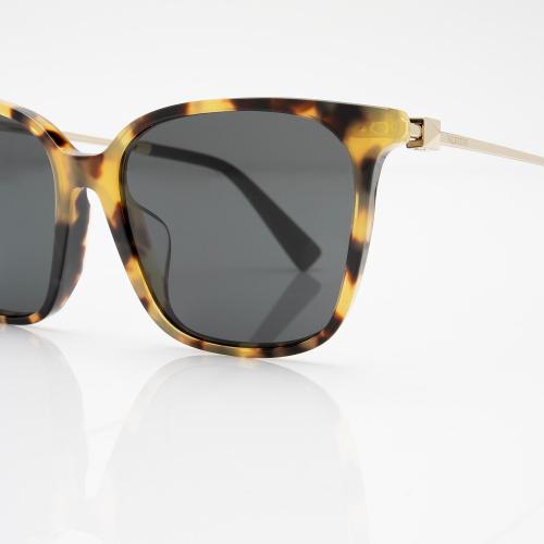 Valentino Roman Stud Square Sunglasses