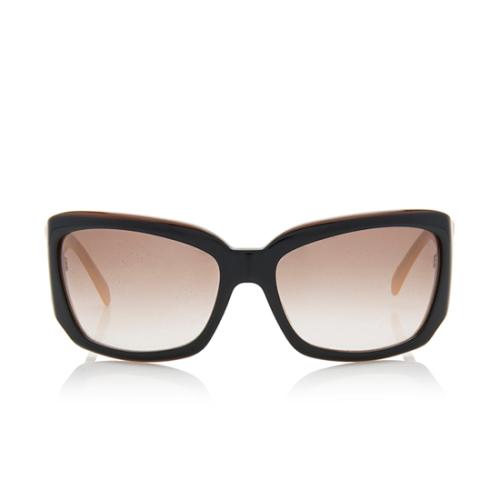 Versace Embossed Rectangle Sunglasses - FINAL SALE