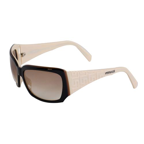 Versace Embossed Rectangle Sunglasses