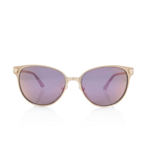Versace Mirrored Cat Eye Sunglasses