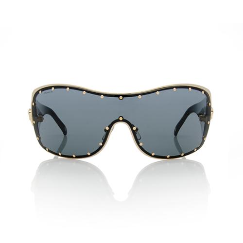 Versace Rock Icon Medusa Shield Sunglasses