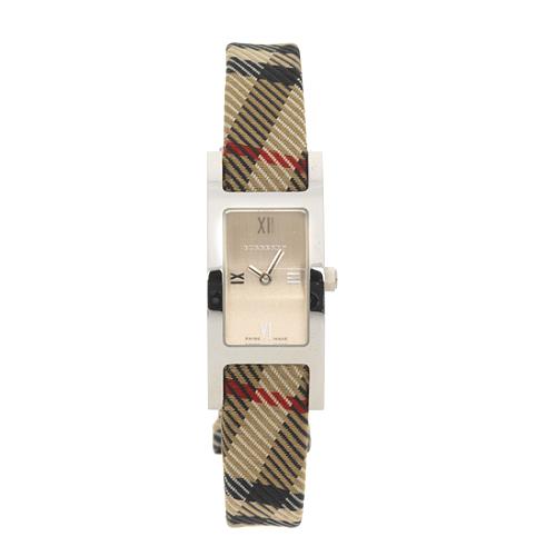 Burberry Nova Check Square Dial Watch