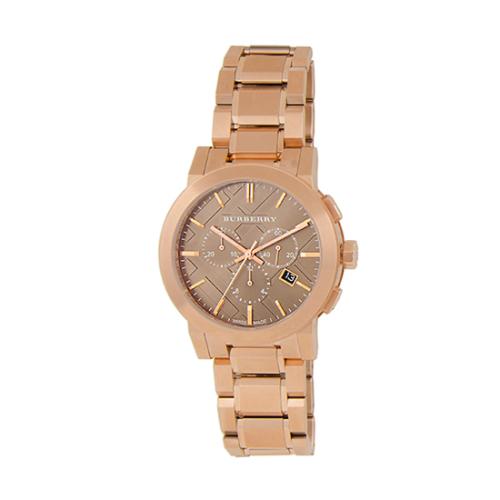 Burberry Rose Gold Chronograph Watch 