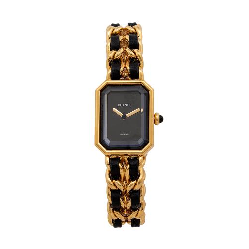 Chanel 18kt Yellow Gold Premiere Quartz Chain Watch