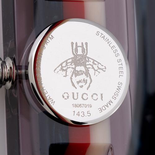Gucci Resin Vintage Web Rectangular Watch