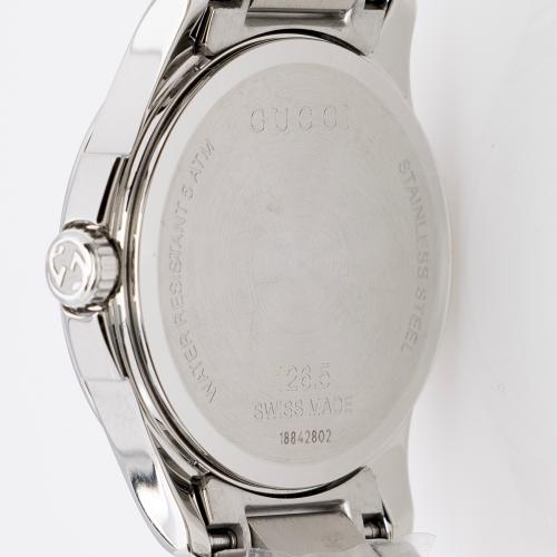 Gucci Stainless Steel Diamante G-Timeless Watch