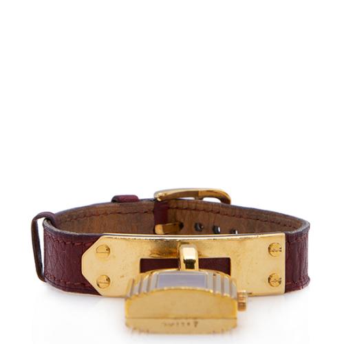 Hermes Leather Epsom Kelly Watch