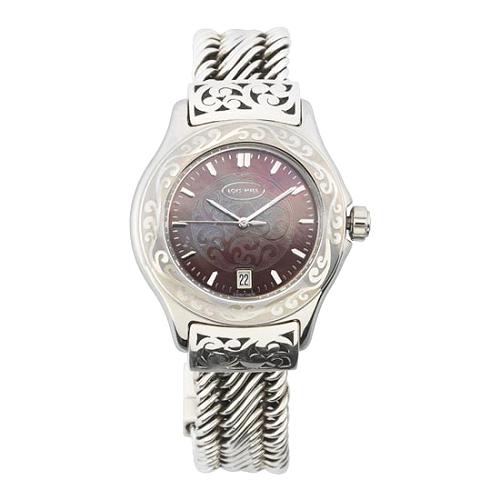 Lois Hill Large Signature Scroll Watch
