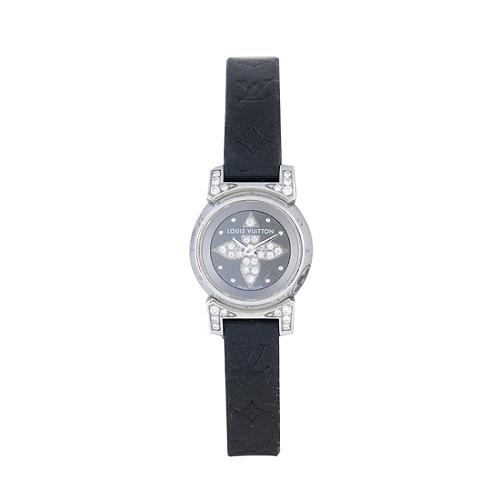 Louis Vuitton Diamond Tambour Bijou Noir Watch