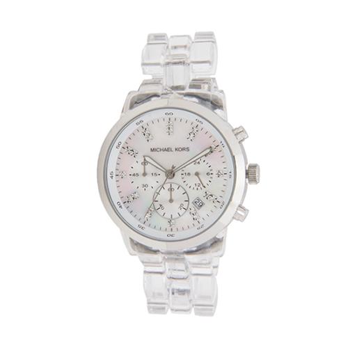 Michael Kors Acrylic Chronograph Watch
