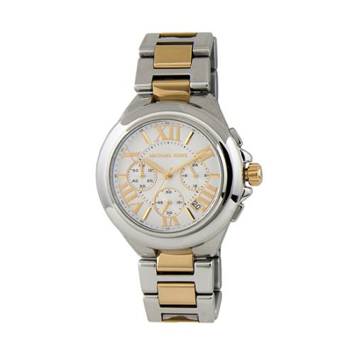 Michael Kors Camille Two Tone Chronograph Watch - FINAL SALE